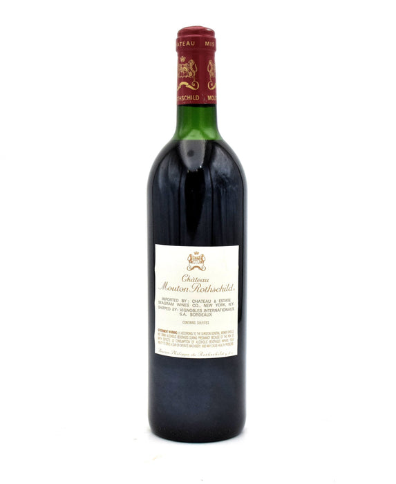 1988 Chateau Mouton Rothschild (Stained Labels)