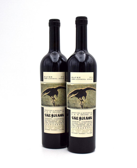 2006 Sine Qua Non Raven Series Syrah (No.3)