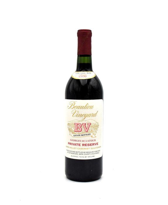 1980 Beaulieu Vineyard BV Georges de Latour Private Reserve Cabernet Sauvignon