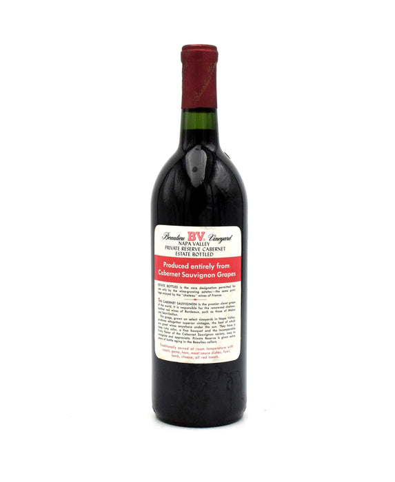 1980 Beaulieu Vineyard BV Georges de Latour Private Reserve Cabernet Sauvignon