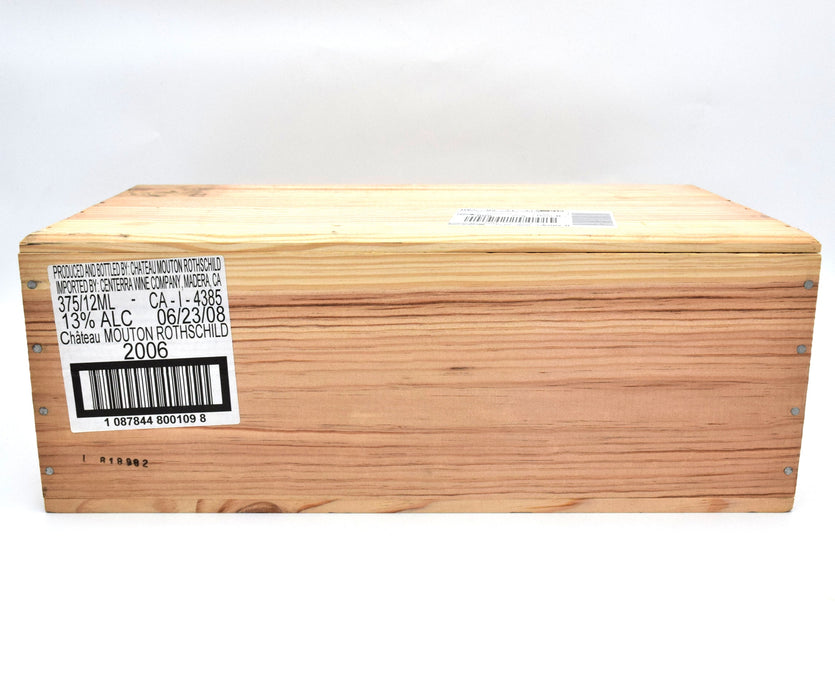 2006 Chateau Mouton Rothschild (375ML) (Case of 12 Bottles)