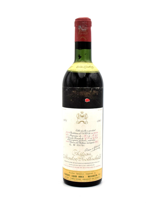 1961 Chateau Mouton Rothschild (Excellent Condition & Fill)