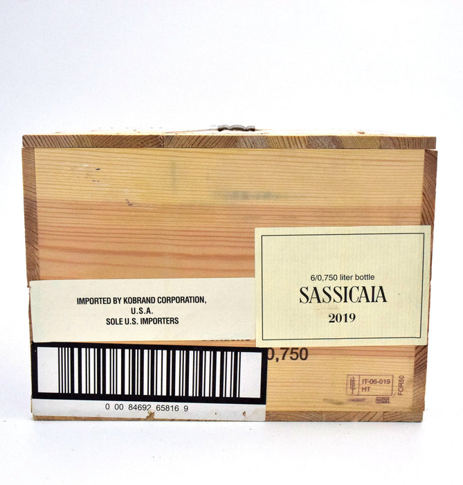 2019 Sassicaia Tenuta San Guido Bolgheri (Case of 6 Bottles)