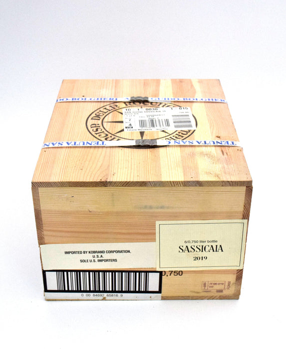 2019 Sassicaia Tenuta San Guido Bolgheri (Case of 6 Bottles)