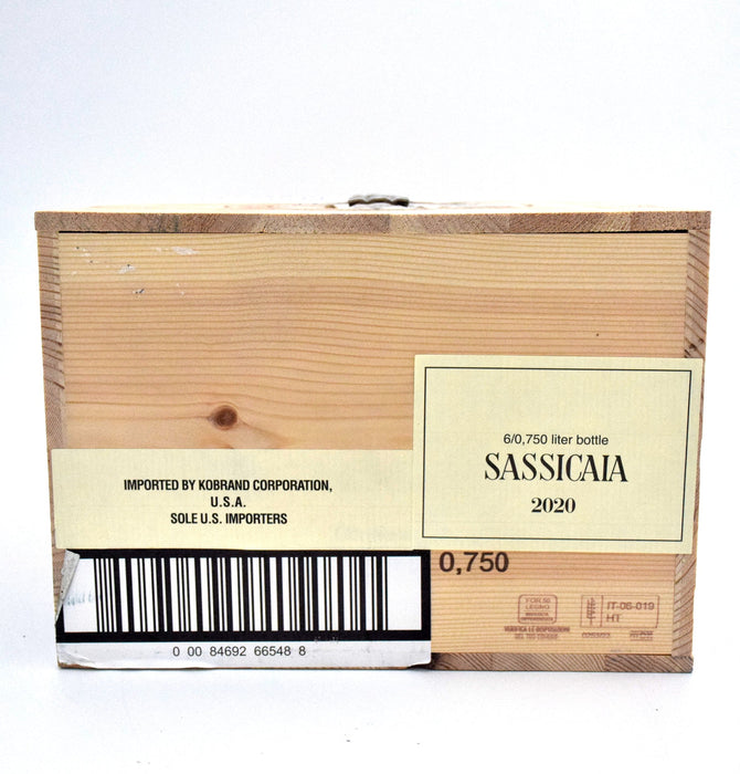 2020 Tenuta San Guido Sassicaia Bolgheri (Case of 6 Bottles)