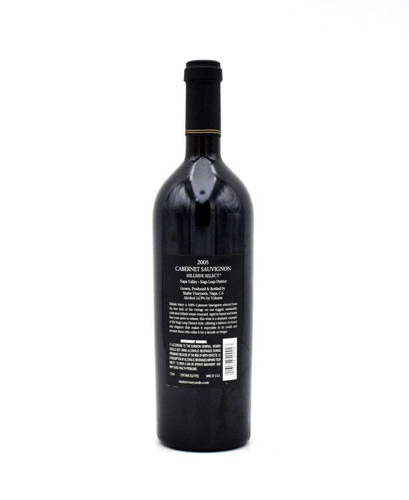 2005 Shafer Vineyards Hillside Select Cabernet Sauvignon