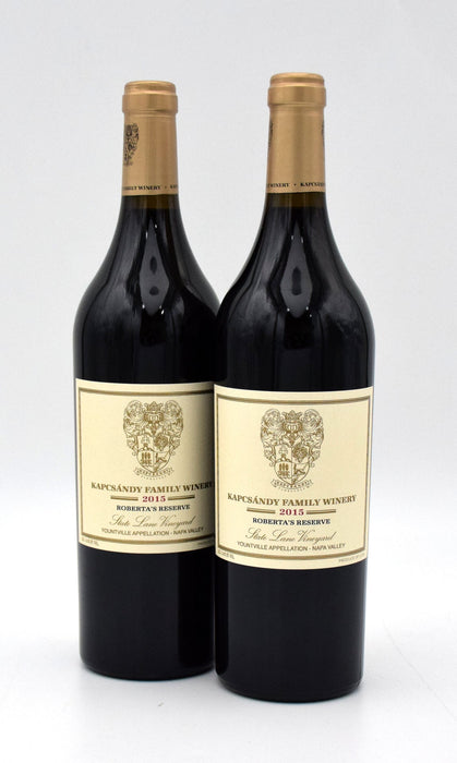 2015 Kapcsandy Family Winery State Lane Vineyard Roberta's Reserve