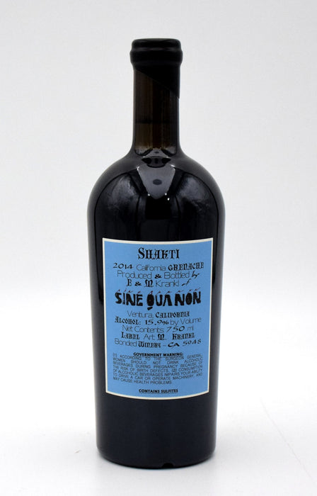 2014 Sine Qua Non Shakti Grenache