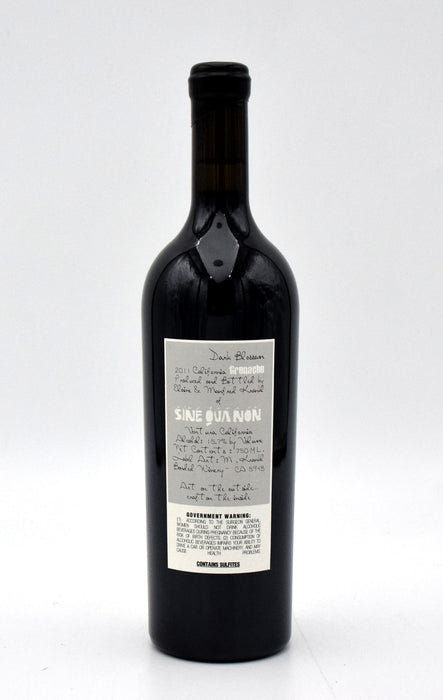 2011 Sine Qua Non Dark Blossom Grenache