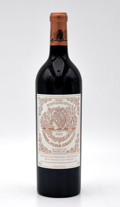 2003 Chateau Pichon-Longueville au Baron de Pichon-Longueville