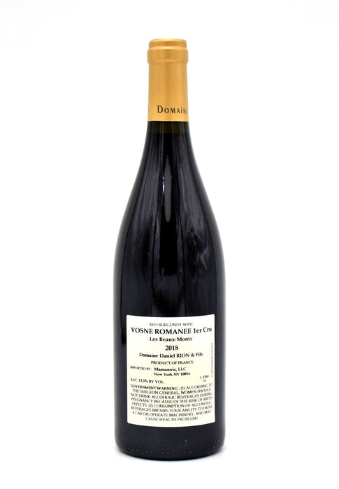 2018 Domaine Daniel Rion & Fils Les Beaux Monts