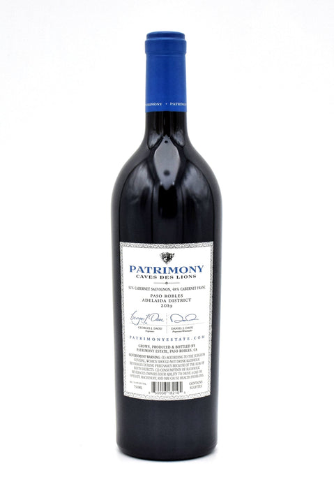 2019 Daou Vineyards 'Patrimony' Caves des Lions