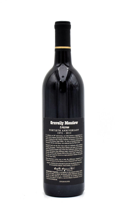 2012 Diamond Creek Gravelly Meadow '40th Anniversary' Cabernet Sauvignon