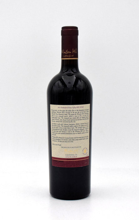 2017 Frank Family Vineyards Winston Hill Red