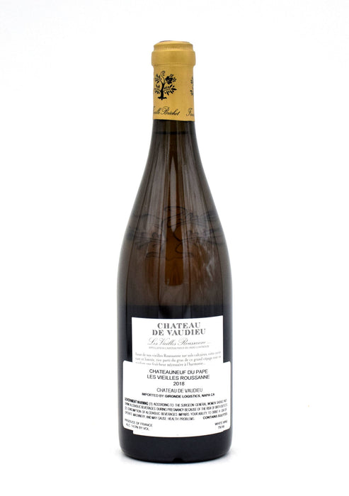 2018 Famille Brechet Chateau de Vaudieu Chateauneuf-du-Pape Les Vieilles Roussanne