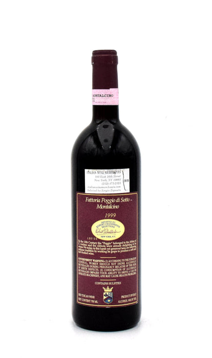 1999 Fattoria Poggio di Sotto Brunello di Montalcino DOCG