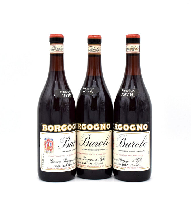 1978 Giacomo Borgogno & Figli Barolo Riserva DOCG (Excellent Condition)