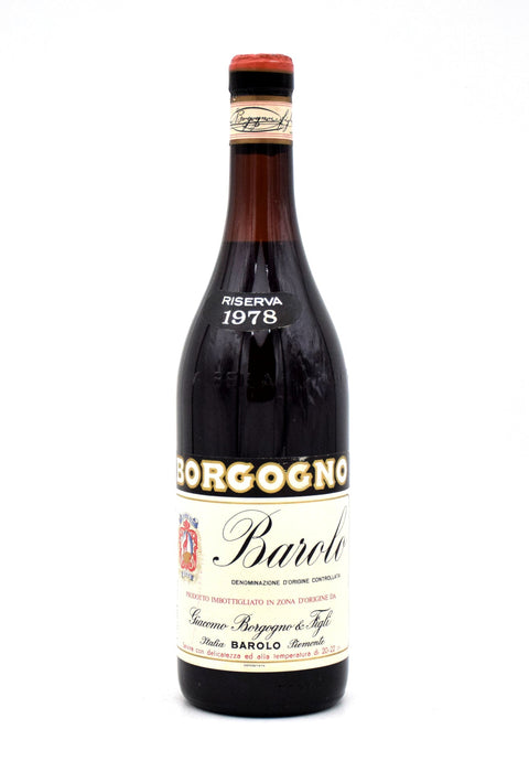 1978 Giacomo Borgogno & Figli Barolo Riserva DOCG (Excellent Condition)