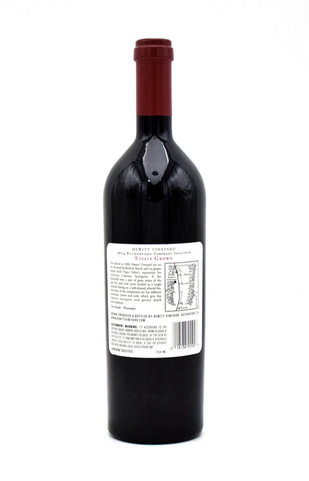 2004 Hewitt Vineyard Estate Grown Cabernet Sauvignon