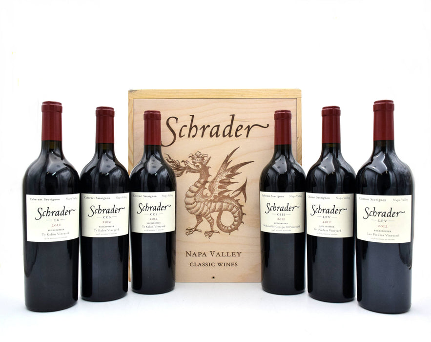 2012 Schrader Cellars Assortment Case (Case of 6 Bottles)(1 GIII, 2CCS, 2 LPV, 1 T6)