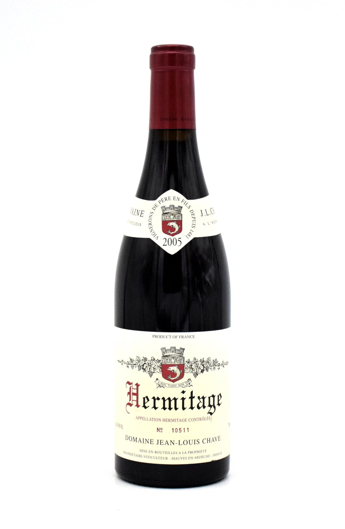 ワイン Domaine Jean-Louis Chave Hermitage 2005 2005 Domaine Jean Louis Chave Hermitage — TopWine