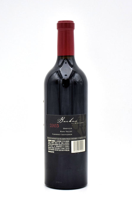 2003 Joseph Phelps 'Backus Vineyard' Cabernet Sauvignon