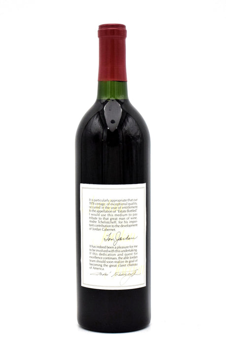 1978 Jordan Winery Cabernet Sauvignon