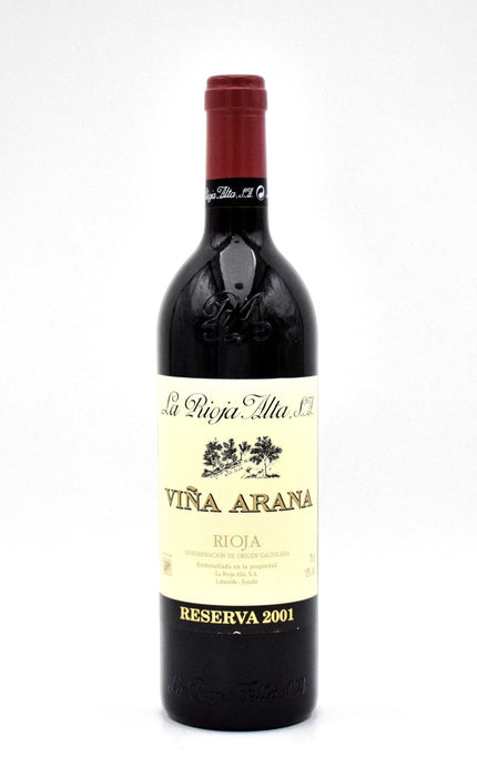 2001 La Rioja Alta S.A. Vina Arana Gran Reserva
