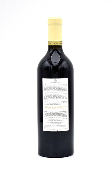 2010 Maybach Family Vineyards Materium Cabernet Sauvignon