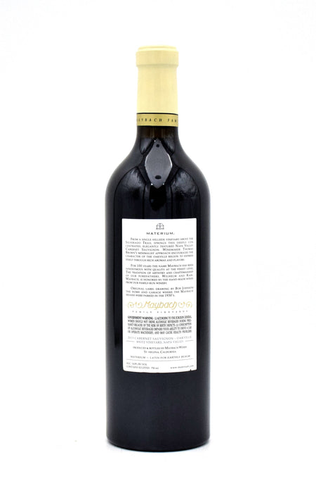 2013 Maybach Family Vineyards Materium Cabernet Sauvignon