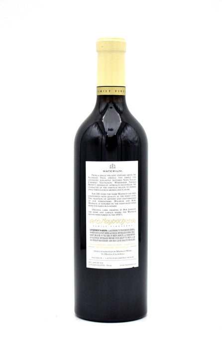2016 Maybach Family Vineyards Materium Cabernet Sauvignon