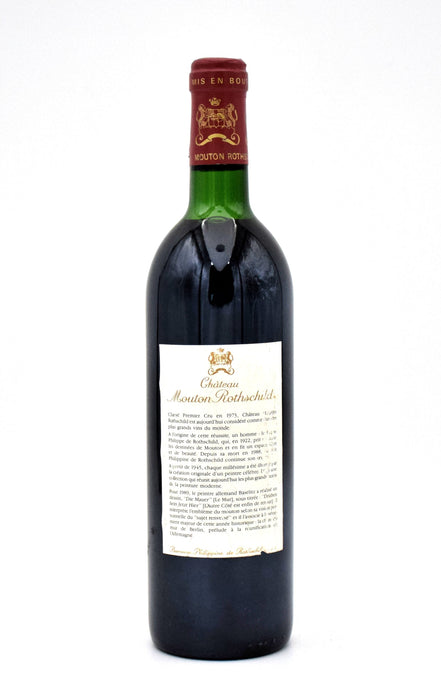 1989 Chateau Mouton Rothschild (Slightly Stained Labels)