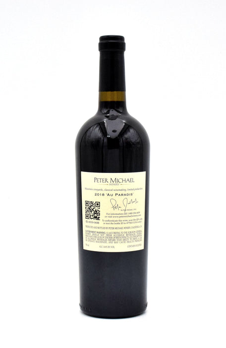 2018 Peter Michael 'Au Paradis' Cabernet Sauvignon