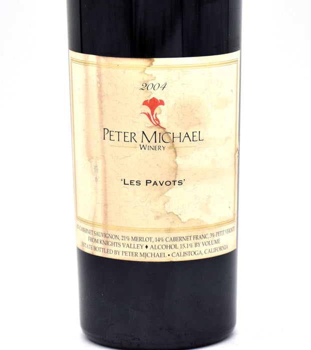 2004 Peter Michael 'Les Pavots' Estate Red (Heavily Stained Label)