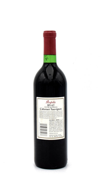 1992 Penfolds Bin 407 Cabernet Sauvignon
