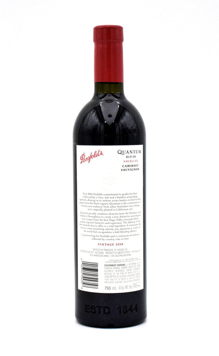 2018 Penfolds Quantum Bin 98 'Wine of the World' Cabernet Sauvignon