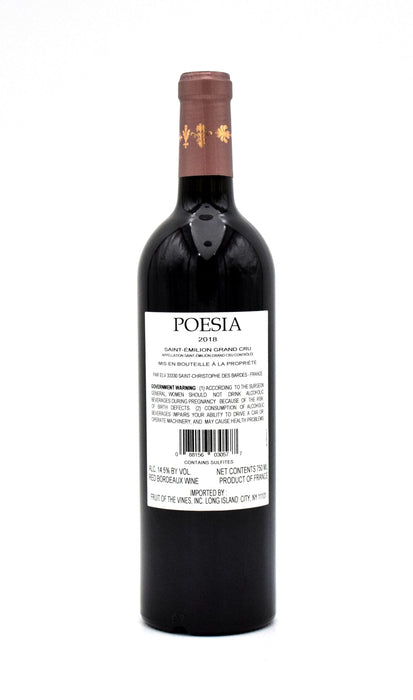 2018 Chateau Poesia 'Saint Emilion'