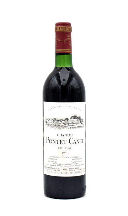 1981 Chateau Pontet-Canet