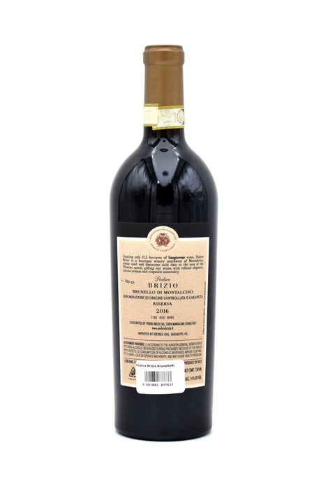 2016 Roberto Bellini Podere Brizio Brunello di Montalcino Riserva DOCG