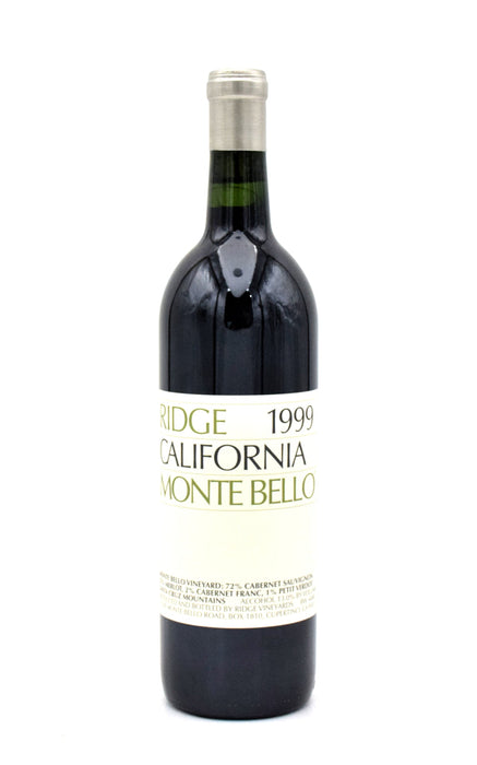 1999 Ridge Vineyards Monte Bello