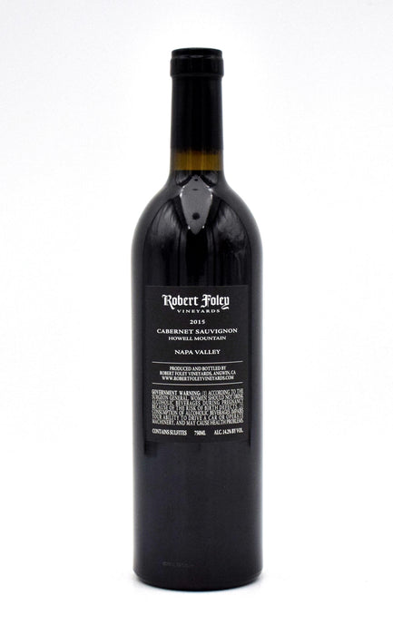 2015 Robert Foley Vineyards Howell Mountain Cabernet Sauvignon