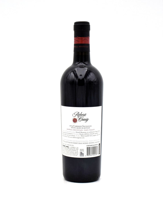 2019 Robert Craig Winery Howell Mountain Cabernet Sauvignon