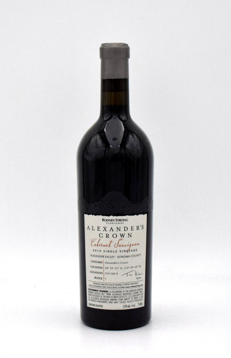 2016 Rodney Strong Single Vineyard Alexander's Crown Cabernet Sauvignon