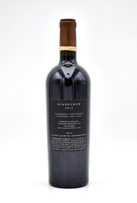 2012 Scarecrow Cabernet Sauvignon (Torn Label)