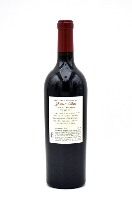 2018 Schrader Cellars CCS Beckstoffer To Kalon Vineyard Cabernet Sauvignon