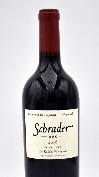 2018 Schrader Cellars RBS Beckstoffer To Kalon Cabernet Sauvignon