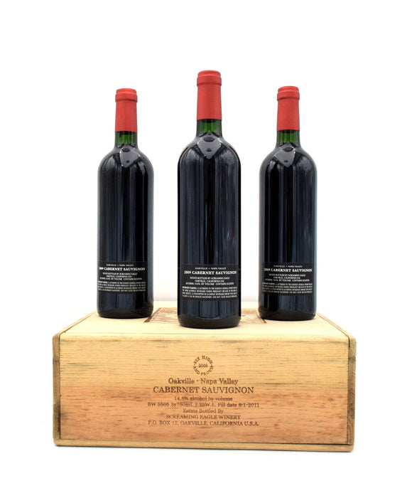 2009 Screaming Eagle Cabernet Sauvignon (Case of 3 Bottles)