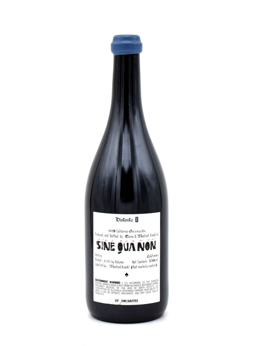 2019 Sine Qua Non Distenta I Grenache
