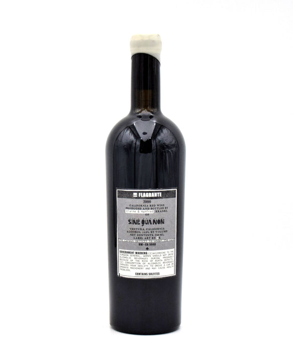 2000 Sine Qua Non 'In Flagrante' Syrah