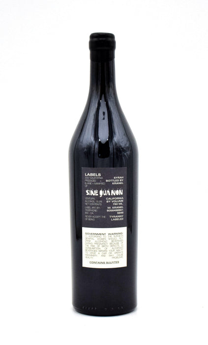 2007 Sine Qua Non 'Labels' Syrah